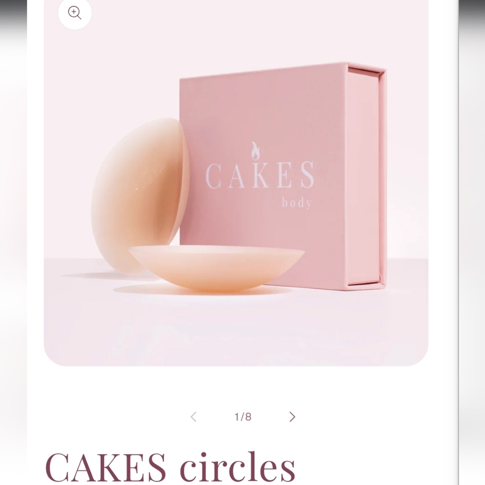 Cakes Circles Nipple Covers Honey B-DD